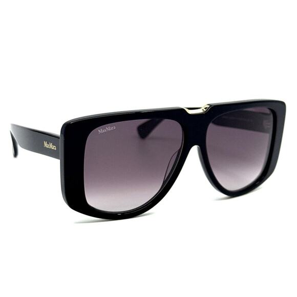 NEW!!! MAXMARA Sunglasses Spark1 MM0075 01B Authentic - Picture 4 of 13